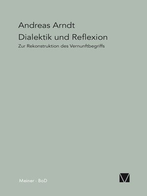 cover image of Dialektik und Reflexion